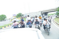 Happy Wedding Team Bike Rally at Guntur